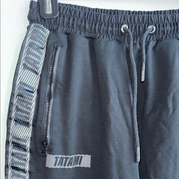 Black Jogger Pants with Side Stripes - Picture 6 of 6